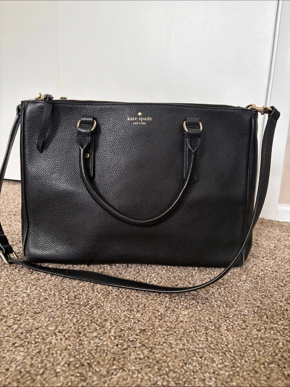 Kate Spade Large Black Purse